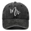 2022 Retro Distressed Mr & Mrs Embroidered Baseball Cap