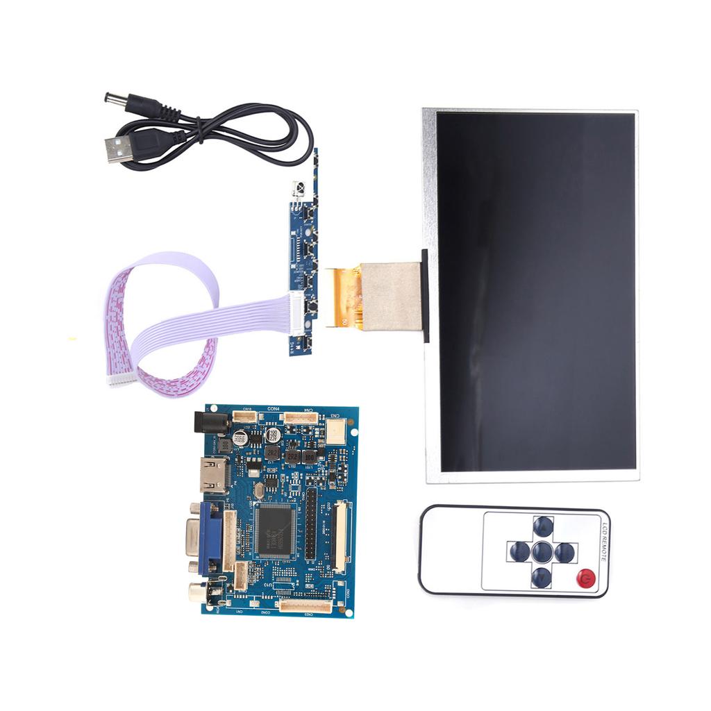 7-дюймовый ЖК-дисплей TFT 1024*600 HDMI VGA монитор экран комплект для Raspberry Pi 32