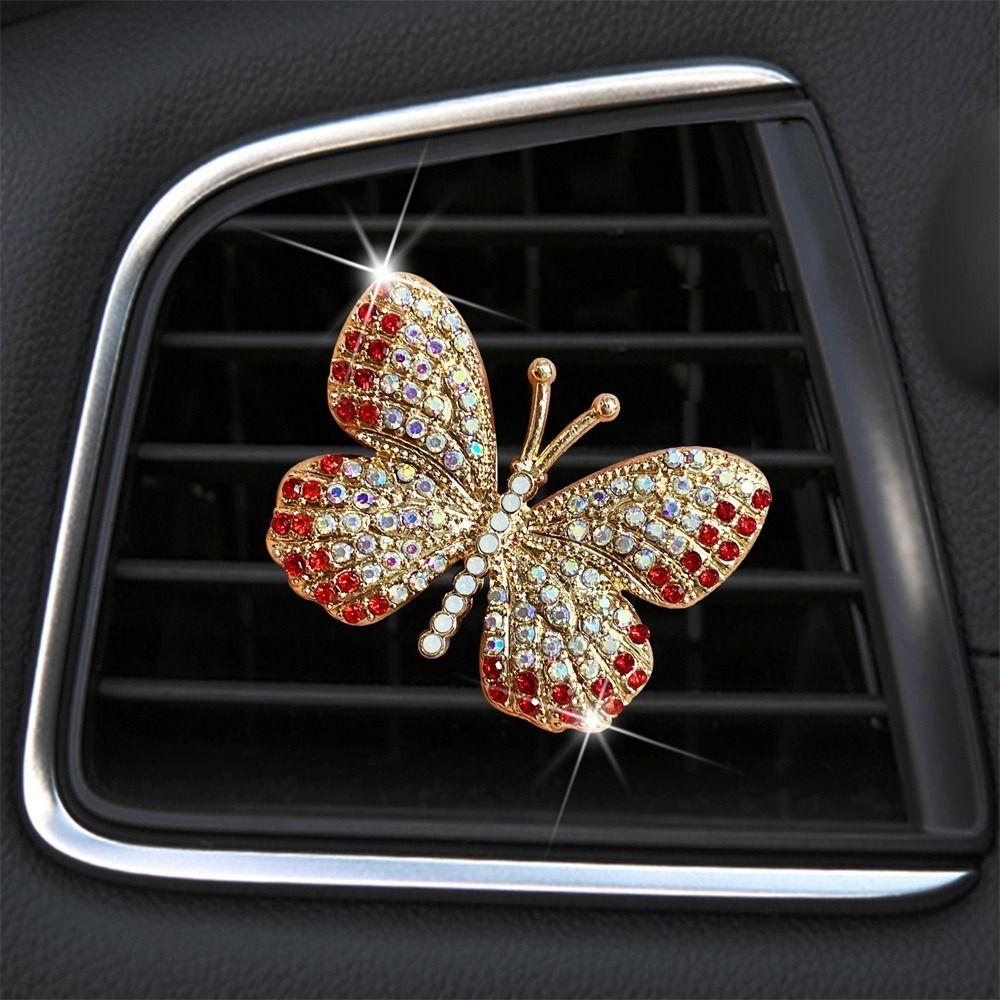 Woman -studded Air Outlet Decoration Car Perfume Clip Outlet Vent Clip Car Aromatherapy Clip