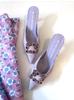 In The Balcony Cindy Aurora Mamba Stiletto Pointed Mule Pumps 6Cm