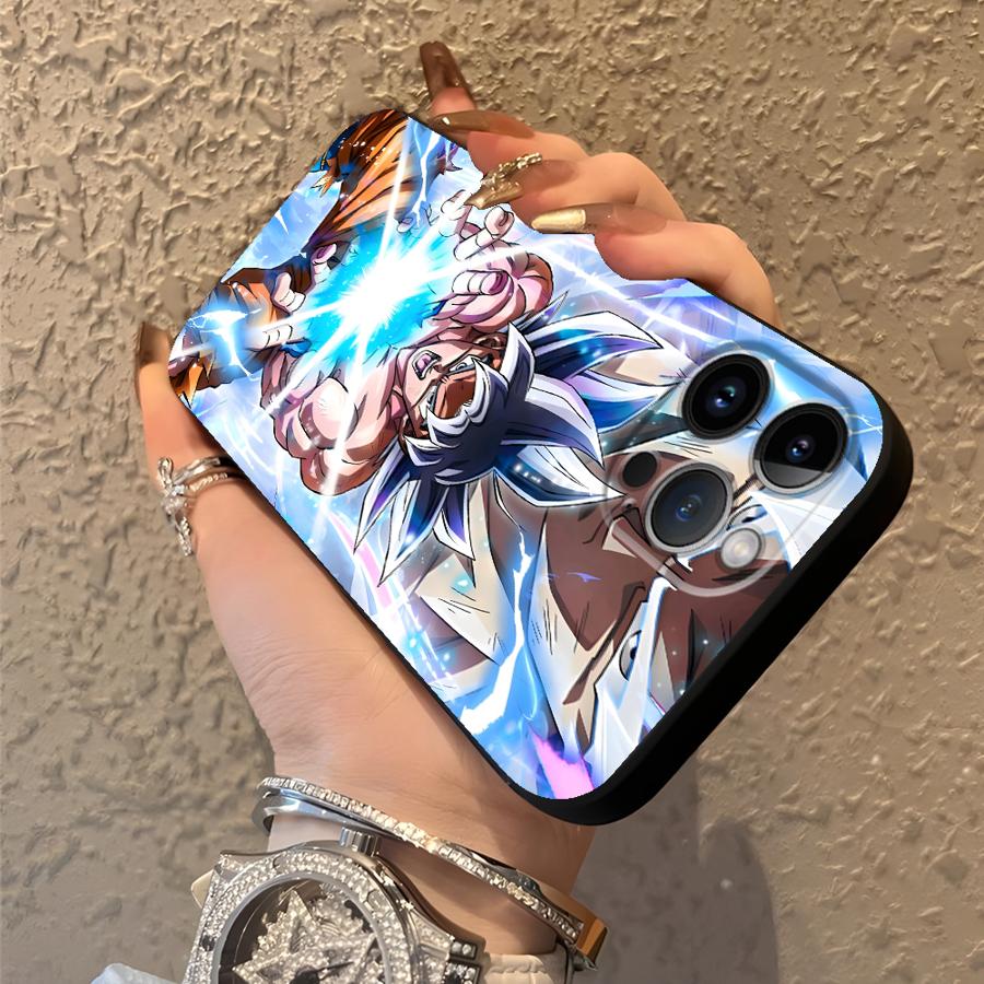 Чехол для iPhone XS Max XR 13 12 11 17 Pro Max 7 8 15 16 14 Plus 17Air Черный Мягкий Чехол для Телефона Dragon Ball Z Вселенная Goku
