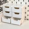 Chic 3-Tier Desk Organizer with Drawers - Ideal for Office Supplies, Jewelry & Cosmetics Storage - Portable Divider Box