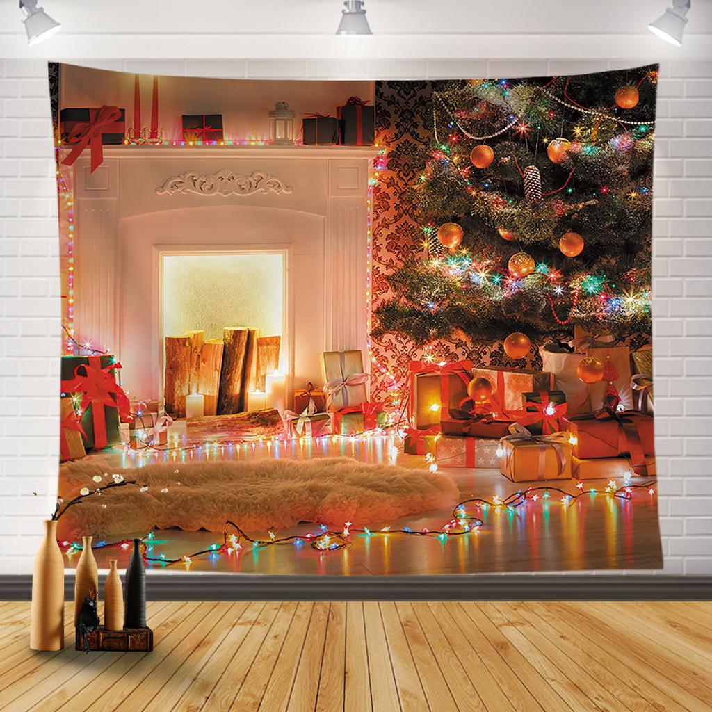Веселая Рождественская елка, украшение для дома, гобелен, Рождественская комната, гостиная, украшение на стену, фоновая ткань