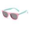 Классические детские солнцезащитные очки в силиконовой гелевой оправе для девочек и мальчиков, разноцветные детские солнцезащитные очки