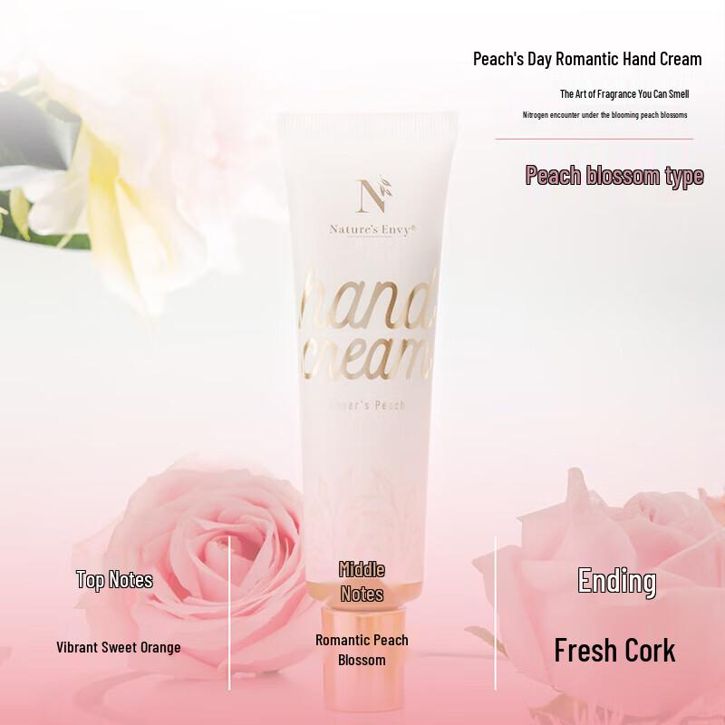 NATURE'S ENVY Peach Blossom Romantic Hand Cream