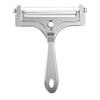 1 PCS Cheese Slicer Stainless Steel Adjustable Thickness Cheese Cutter, Frosted Silver Butter Cutter for Block Cheese and Butter