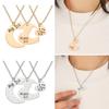 Gifts Best friends Little Sis Good Sister Necklaces 3 Pieces / Set Stitching Necklaces Big Sister