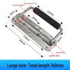 304 Stainless Steel Spring Loaded Folding Handle for Wooden Toolbox