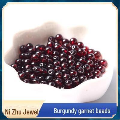 8А винно-красные гранатовые хрустальные бусины для самодельных ювелирных изделий, браслетов и ожерелий