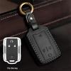 Genuine Leather Car Key Case & Creative Keychain for GMC Pickup