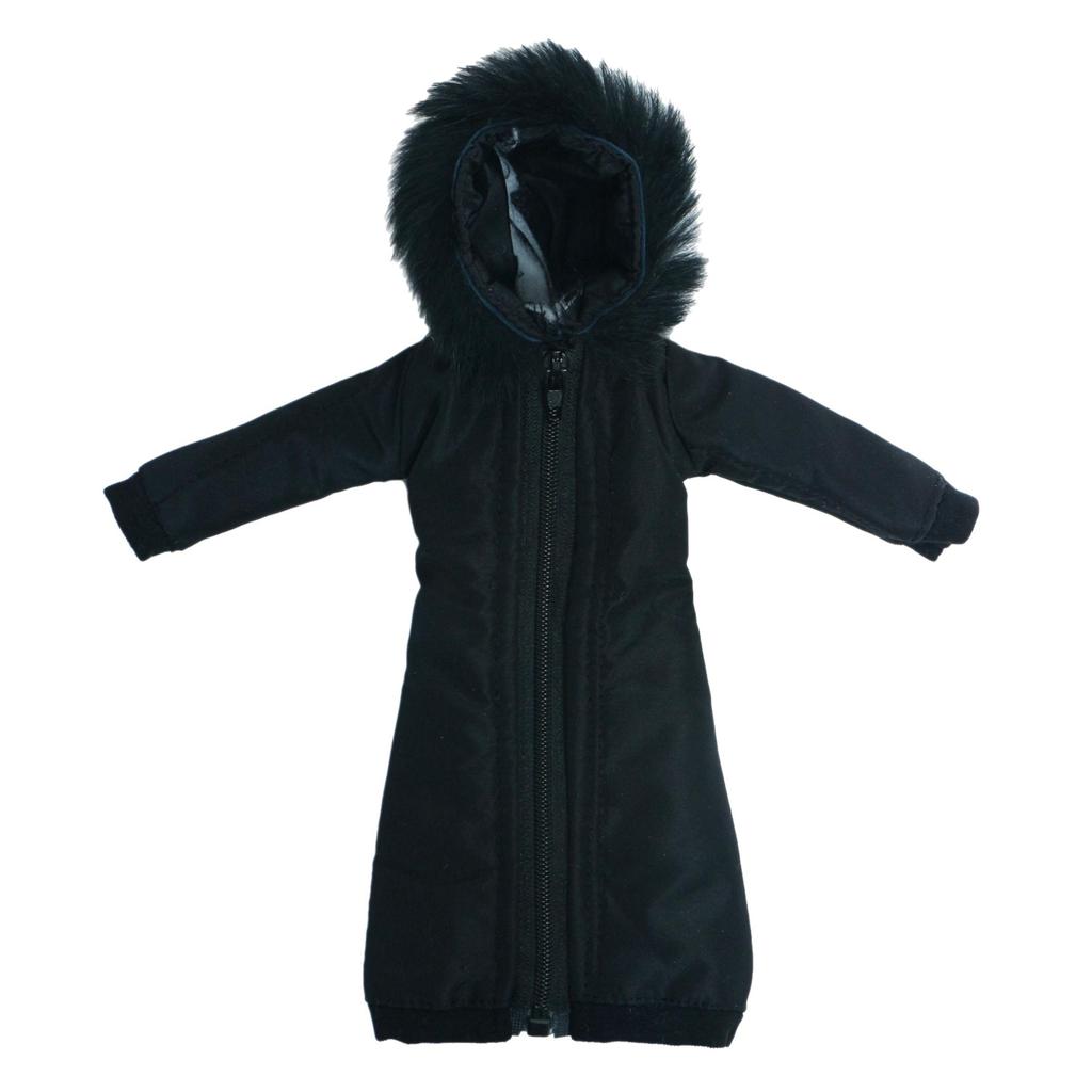 Winter Long Coat for Barbie Doll Hoodies 1/6 12 Inch Dolls Clothes Girl Toy