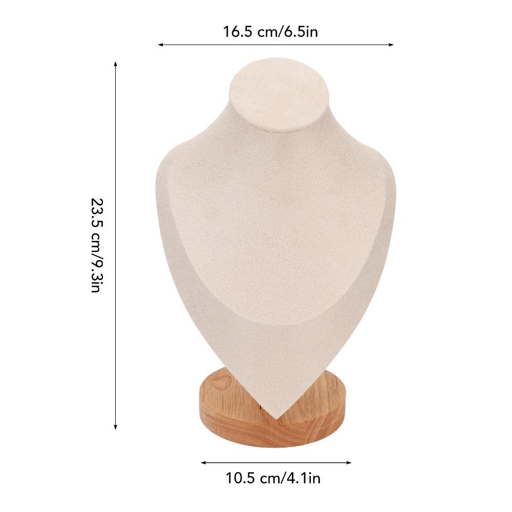 16.5x10.5x23.5cm Medium Neck Mannequin Jewelry Holder Handmade jewelry finished product exhibition