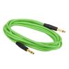 Uxcell Guitar Tool Cable 3M TRS Angle Electric Bass Cable Cord for Guitar Bass Green 6mm-6mm Straight-Straight