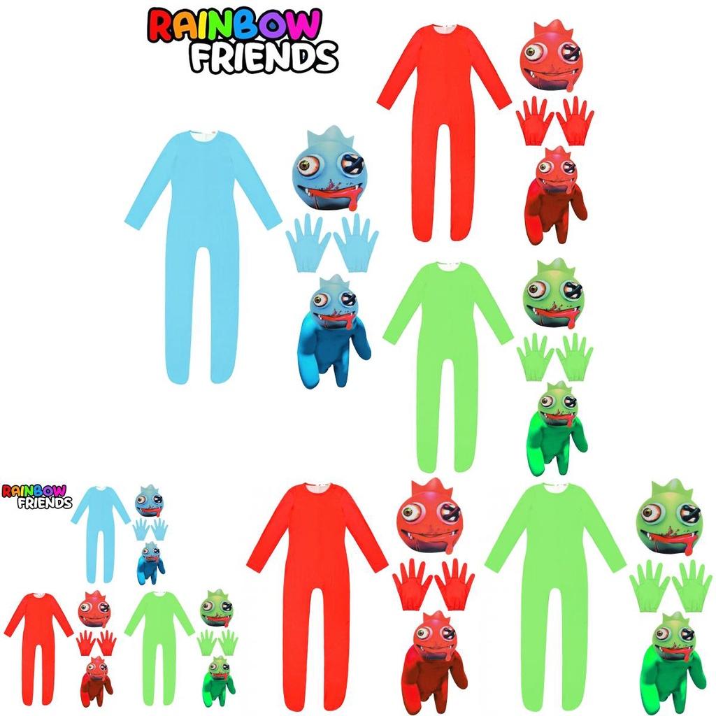 Костюм для косплея Roblox Rainbow Friends, комбинезон, маска, костюм для детской вечеринки, наряд