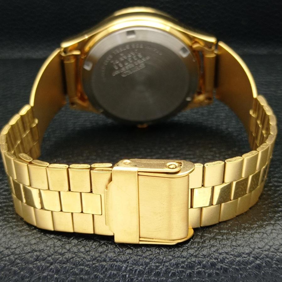 ВОССТАНОВЛЕННЫЕ ВИНТАЖНЫЕ SEIKO 5 AUTO 6309A ЯПОНИЯ МУЖСКИЕ ЗОЛОТЫЕ ЧАСЫ С ЦИФЕРБЛАТОМ a425919-2