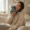 Милая плюшевая игрушка Коала Эмоциональная поддержка Имитирует естественные движения Мягкая набивная кукла Эмоциональное исцеление Подарок для вечеринки