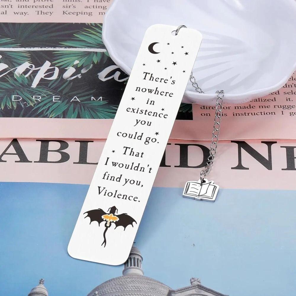Stationery Book Accessory Anime Personalized Book Tags Casual Black Dragon Book Mark Women