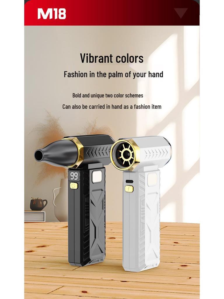 Портативный высокоскоростной ручной вентилятор и фен для кемпинга на открытом воздухе и удаления пыли