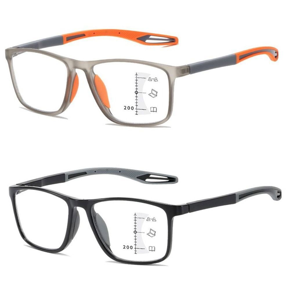 Multifocal Simple Presbyopic Eyewear Ultra Light Glasses Sports Reading Glasses Anti-Blue Light