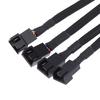 Pwm Fan Splitter 4Pin Adapter Cable 1 To 1 2 3 4 Computer Cpu Fan Splitter Cable