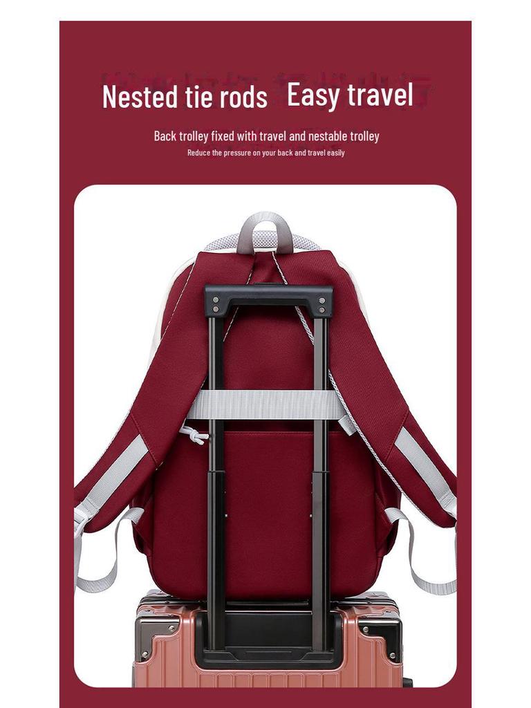 Корейский женский водонепроницаемый студенческий рюкзак большой вместимости - Мода в стиле колледжа