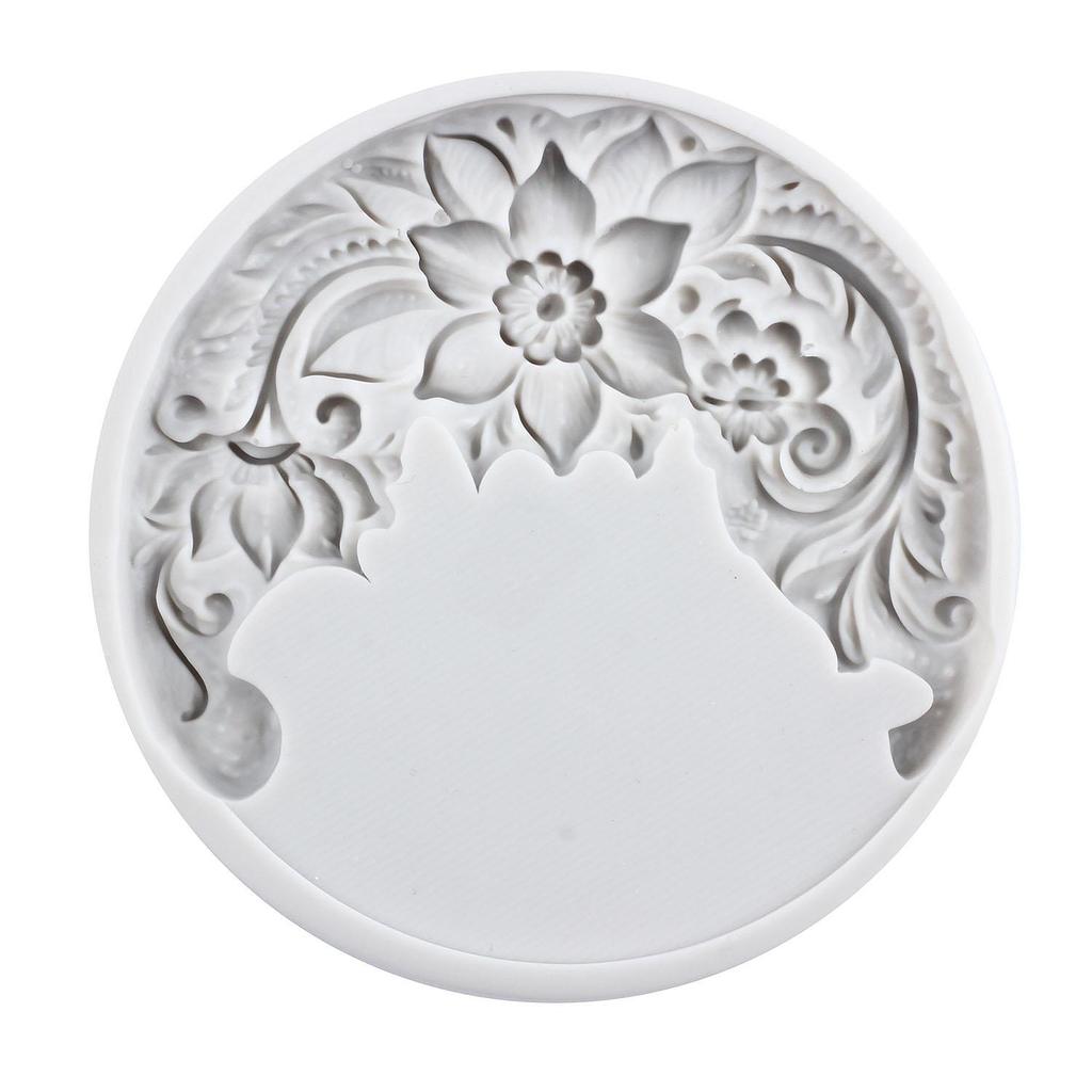 Силиконовая форма для барочной фоторамки, гирлянда из пионов, бабочка, роза, формы для мастики, инструменты для украшения торта, тематический торт, десерт, украшенный шоколадом, форма для конфет