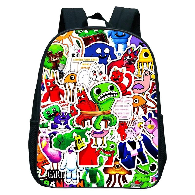 Lightweight Garten of BanBan Print  School Bags Kindergarten Backpack for Preschool Boys Girls Waterproof Kids Bookbag Mochlia