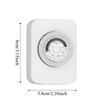 US Standard Timer Socket Mechanical Time Control Plug Convenient Power Outlet  Kitchen Use