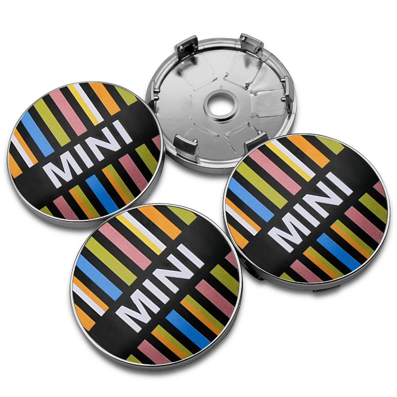 4Pcs/set 56mm 60mm Car Wheel Center Hub Cap Rim Cover Stickers Replace Accessories For Mini Cooper Works One JCW R56 R53 F54 F55