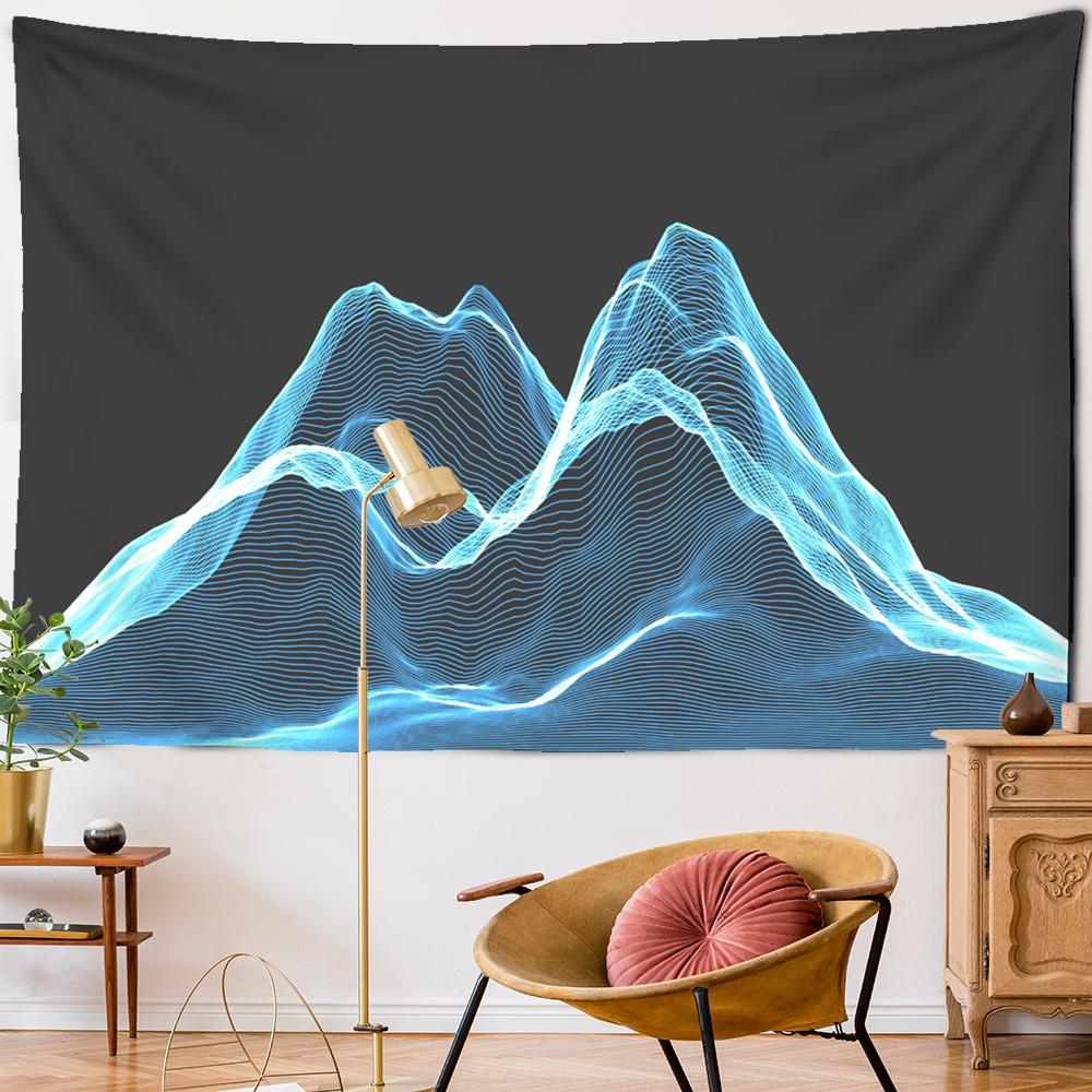 Научная фантастика картина маслом гобелен настенный богемный мультфильм хиппи психоделический ковер художественная комната домашний декор