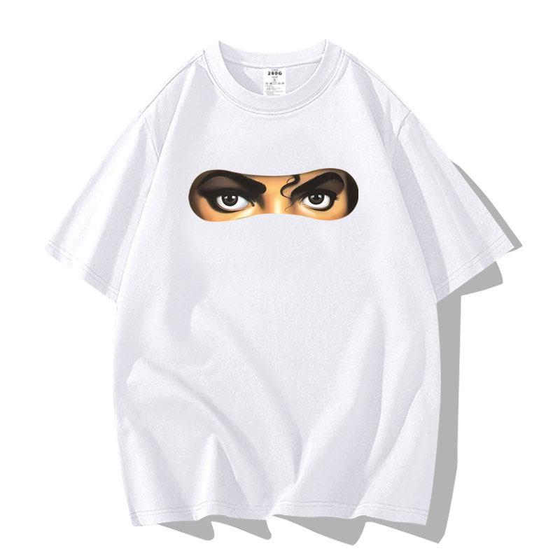 2026 Michael Jackson Pattern Printed Adult and Child Shortsleeved Tshirt Fashionable and Casual Clothing Tshirt