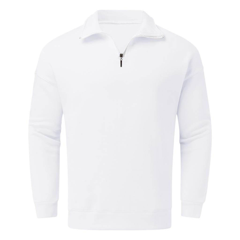Men's Long Sleeve Casual Tops Long Sleeve Stand Collar Tops Long Sleeves Men's Casual Solid Color T-Shirts Long Sleeve Tops