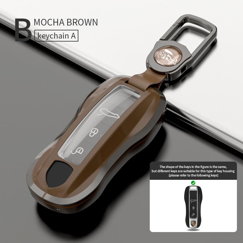 Porsche Key Shell: Compatible with 718, Cayenne, 911, Macan, Panamera Models