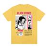 Аниме Нана Осаки Графика Black Stones Хлопок Y2k Футболка женская Мужская Летняя дышащая Японская Манга унисекс Короткий рукав