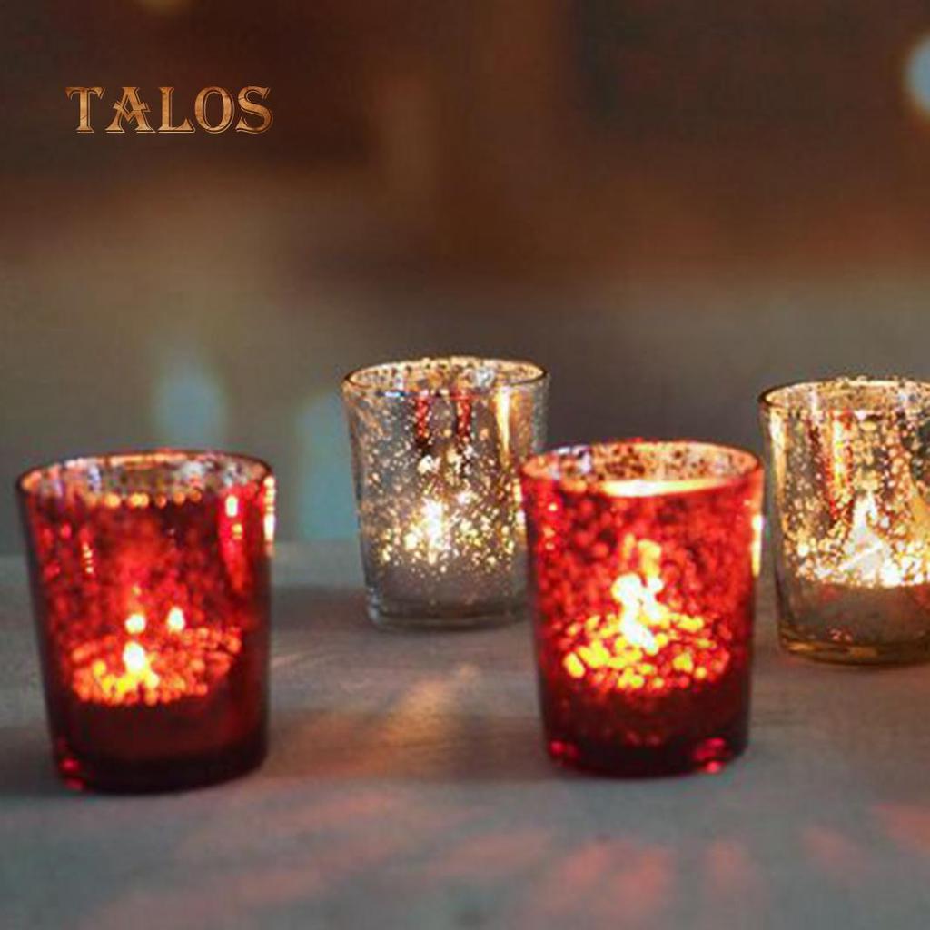 Mosaic Glass Tealight Votive Candle Holder for Wedding Party Bar Home Decor Decoration