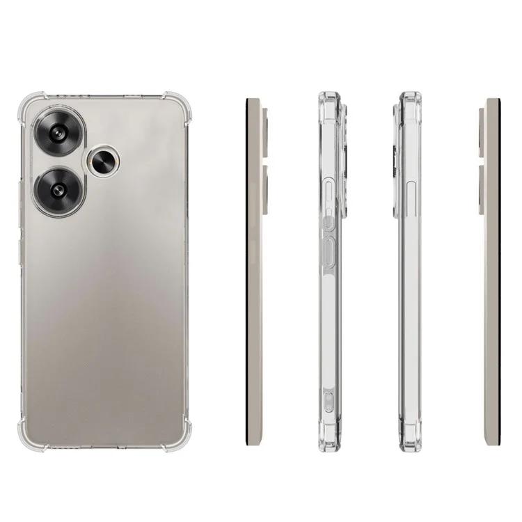 Для Xiaomi Redmi Turbo 3 5G / Poco F6 5G Чехол из ТПУ Прозрачная подушка безопасности Защитный чехол для телефона