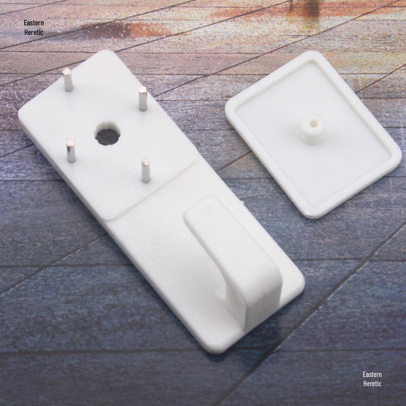 Seamless Wall Hook: No-Drill Nail-Free Clothes, Backpack, Painting, Electrical Box Hanger.