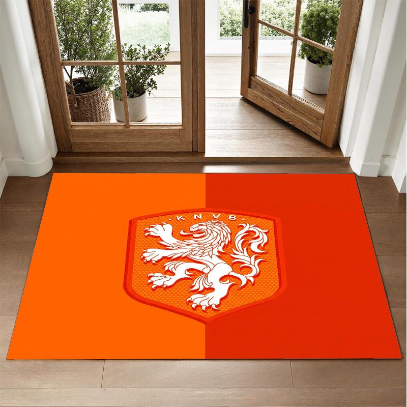 Aston Villa Football Design Crystal Velvet Rug Soft Decorative Mat for Bedroom Entrance