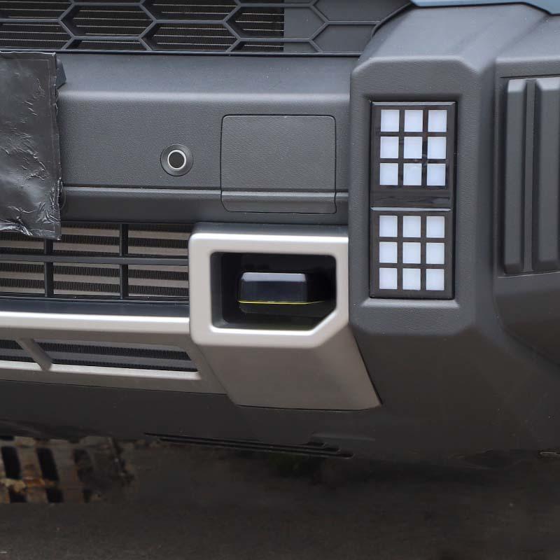 Накладка-декорация на передний бампер автомобиля, крюк для буксировки, для Jetour Traveler 2023+ / Jetour Shanhai T2 2024+, внешние аксессуары, АБС-пластик