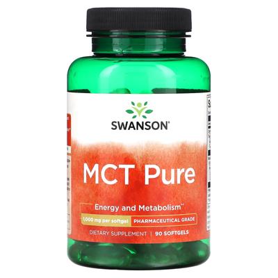 MCT Pure, 1000 мг, 90 мягких капсул