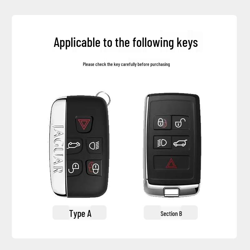 Land Rover Key Case: Compatible with Range Rover Evoque, Discovery 4/5, Velar, Sport, Freelander 2 Models.