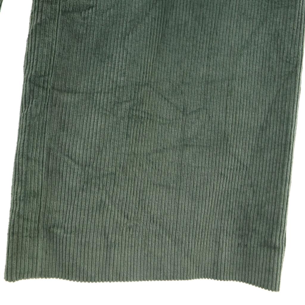 A.P.C. Вельветовые широкие брюки с двумя складками 34 зеленые Женские Б/У