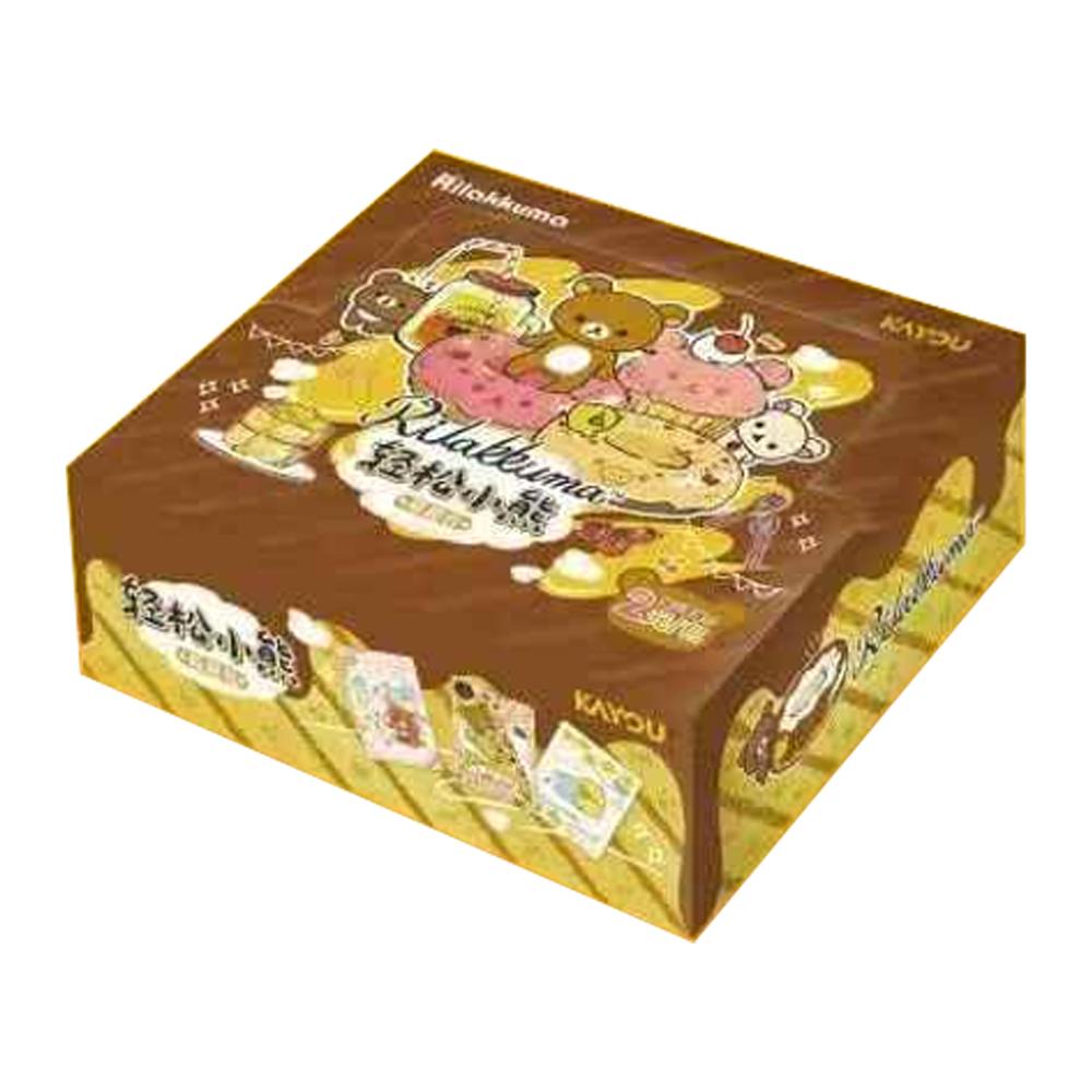 Genuine Rilakkuma Card Cute Bag Watercolor Style Fairytale Atmosphere Anime Game Collection Card Toy Gift