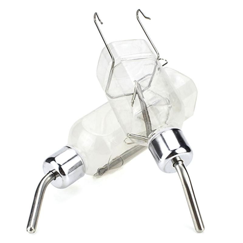 Automatic Hamsters Water Dispenser for Cage Hanging Small Pet Watering Drinking Bowl Bead Head Water Bottle for Rabbits