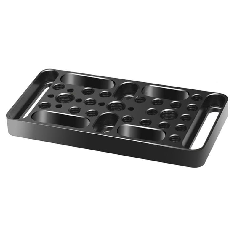 1/4 3/8 Quick Release Plate Cheese Base Multiple Functional Enhances Camera Stability On Tripods