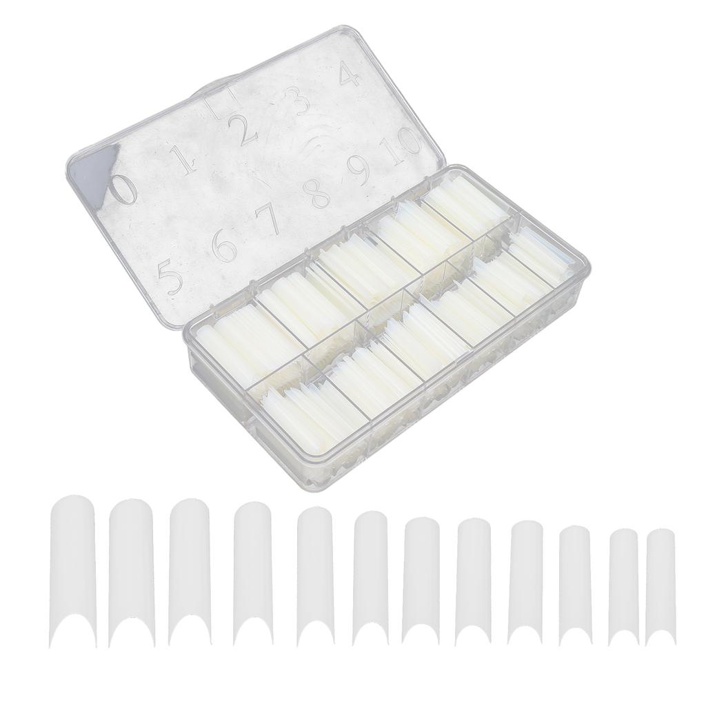 360 шт. Очень длинные типсы для наращивания ногтей U-образной формы Искусственные типсы с коробкой для маникюрного салона DIY маникюра