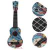 Kids Toy Ukulele Mini Plastic Guitar Musical Instrument for Preschool Children GiftBlue