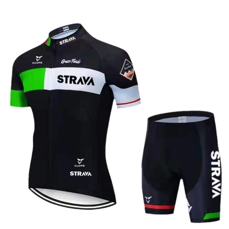 Summer Cycling Short-Sleeve Set Men's and Women's Mountain Bike Sports Gear Quick-Dry and Breathable
