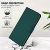 Wallet Case for Phone - Leather/PU, Dark Green, With Lanyard