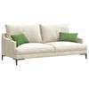 Sofa Cushions 2 Pieces Light Green 50 x 30 cm Cord Fabric